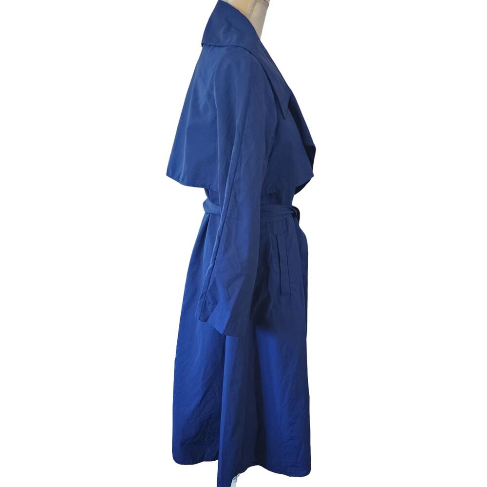 Banana republic Spring Opera Coat Spring Navy Trench Size Medium - Picture 5 of 11
